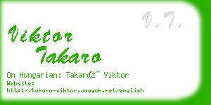 viktor takaro business card